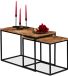 Merkloos Relaxdays Salontafel Set van 2