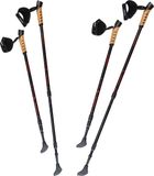 Sportana DEUBA GmbH & Co. KG Nordic Walking Stokken – Telescopisch 2 Paar – Rood