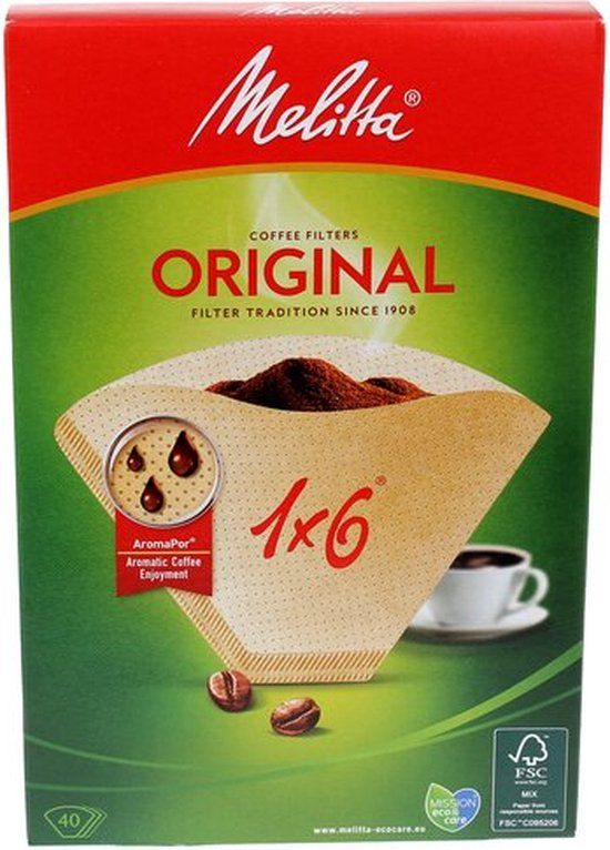 Melitta Classic Filterzakjes 1x6 - 320 stuks