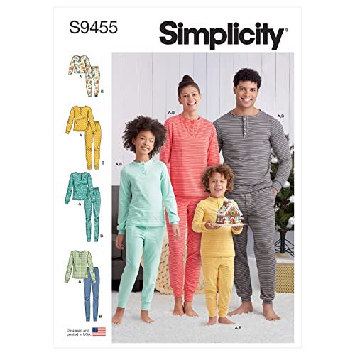 Simplicity S9455 - Naaipatroon - Dames, Heren & Kinderen - Gebreide Broek & Top