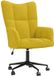 vidaXL Relaxstoel fluweel mosterdgeel