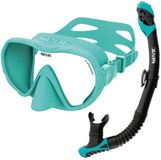 Seacsub X-frame Dry Snorkelset Groen