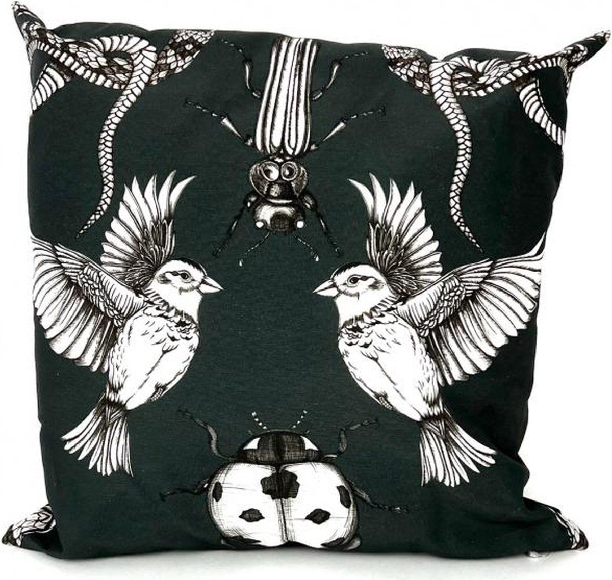 Madison sierkussen 50x50 cm Aloa green basic - Katoen - Groen