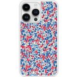 Liberty Verstevigd hoesje met sublimatie bedrukking, compatibel met Apple iPhone 14 wiltshire bleu