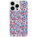 Liberty Verstevigd hoesje met sublimatie bedrukking, compatibel met Apple iPhone 14 wiltshire bleu