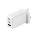 eSTUFF ES636067-BULK Chargeur rapide AC universel Blanc