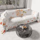 PETTI Artigiani Italiani - Sprei voor eenpersoonsbed, lente, zomer, lichte deken, eenpersoonsbed, sprei, bloemenpatroon 06, 100% Made in Italy