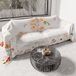 PETTI Artigiani Italiani - Sprei voor eenpersoonsbed, lente, zomer, lichte deken, eenpersoonsbed, sprei, bloemenpatroon 06, 100% Made in Italy