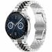 By Qubix Qubix Stalen band - Zilver / zwart - geschikt voor Huawei Watch 5 - 46mm