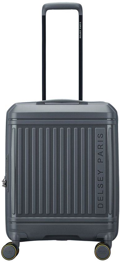 Delsey Lutece SE Handbagage Spinner 55 cm - Uitbreidbaar 34/39 liter - 55x40x20/23 cm - graphite