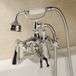 Hudson Reed Mitigeur bain douche rétro douchette design laiton chromé céramique