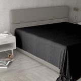 Bedlaken Max Color Bedlaken "Max Color" van 100% katoen, zwart, voor tweepersoonsbed