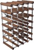 Traditional Wine Rack Co. Wijnrek voor 16 flessen Donkere eik