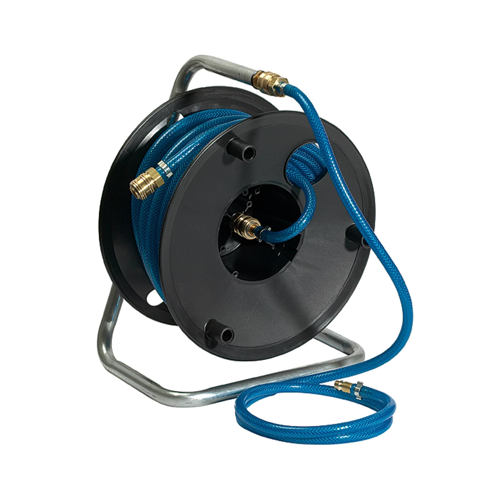 Riegler Persluchthaspel 20 m PVC slang Ø 12 x 6 koppeling NW 7.2