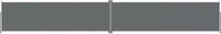 vidaXL Windscherm uittrekbaar 180x1200 cm antracietkleurig