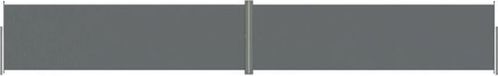 vidaXL Windscherm uittrekbaar 180x1200 cm antracietkleurig