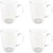 Merkloos Theeglas - koffieglas - 350 ml - 16 stuks - bolvormig - glas - glazen voor thee/koffie
