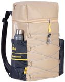 NOMAD® x Fraenck Rugzak | Beige | 30 liter Upcycled Backpack | Gemaakt van Slaapzak & Bannerdoek | Uniek & Duurzaam | Limited Edition
