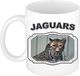 Bellatio Decorations Dieren liefhebber jaguar mok 300 ml - keramiek - cadeau beker / mok jaguars liefhebber