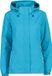 CMP Dames waterdichte jas met capuchon en ventilatie, Blauw, Polyester, Lente/Zomer 2023, Maat XS
