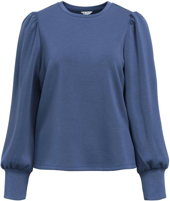 Object Trui Objandrea Re L/s O-neck Top Noos - Dark Denim - M