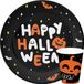 Folat set vaisselle thème Halloween assiette et gobelet - 24x - imprimé citrouille BoOo! - papier