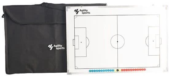 Agility Sports Coachbordtas - Maat L - Zwart - Polyester - 60x90 cm