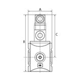 RIEGLER FU 943-DS10 verdeler FUTURA BG 2 G 3/8 met drukschakelaar 0,5-10 bar