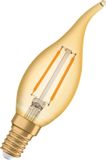 Ledvance Vintage 1906 LED E14 Kaars Goud 1.5W 120lm - 824 Zeer Warm Wit