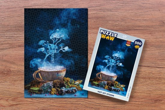 MuchoWow Puzzel Hut uit stoom - Legpuzzel - Puzzel 500 stukjes