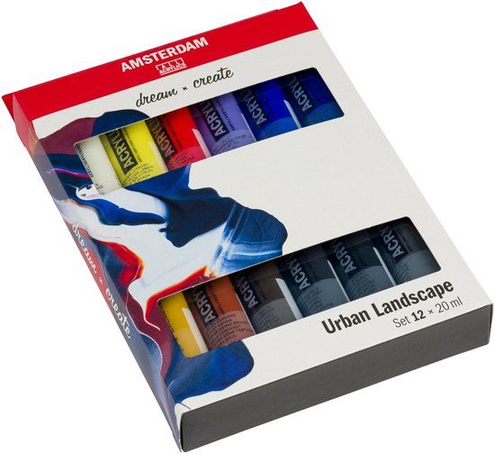 Amsterdam Standard Series acrylverf urban landschap set | 12 × 20 ml