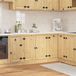 vidaXL Kast SKI HoningBruin 80 x 46 x 81,5 cm Massief Grenenhout