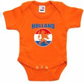 Bellatio Decorations Shoppartners Bv Oranje fan romper voor babys - Holland met oranje leeuw - Nederland supporter - Koningsdag / EK / WK romper / outfit 68