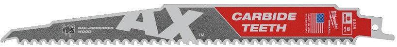 Milwaukee Hout met nagels: Heavy Duty AX Carbide sloopzaagbladen TCT AX 230-5 stuks - 48005526