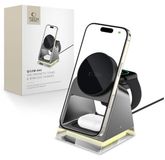 Tech-Protect Qi15W-A43 Chargeur sans fil magnétique Magsafe 3-en-1, Noir