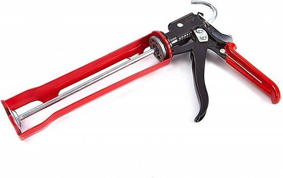 HBM Professionele Kitspuit Zwart-Rood