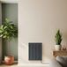 Hudson Reed Radiateur à inertie sèche céramique – Anthracite – 56,8 cm x 43,1 cm – Câblé – 500W - Chauffage compact – ECOSO
