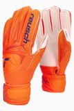 Reusch Kinder keepershandschoenen Attrakt Solid Finger Support Oranje/Blauw