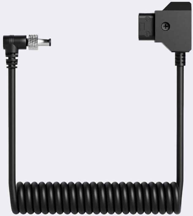 Atomos D-Tap to DC Barrel Coiled Cable - Black