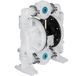 VEVOR Lucht-In werking gestelde Dubbele Diafragmapomp 1\" Inlaat/Afzet 30GPM Polypropyleen Max 120PSI voor Chemisch en Industrieel Gebruik