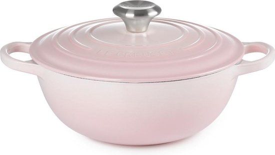 Le Creuset Marmite Braadpan - 24cm - 3.1L - Shell Pink