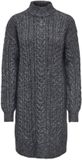 ONLY ONLIDA LIFE LS HIGH NECK DRESS CS KNT Dark Grey Melange