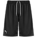 PUMA Pantalon de sport 'Hoops Team Practice' noir / blanc