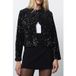 French Connection Monet Gilet à Sequins Noir