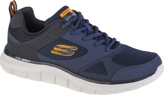 Skechers Track Syntac heren sportschoenen blauw - Maat 42 - Memory Foam