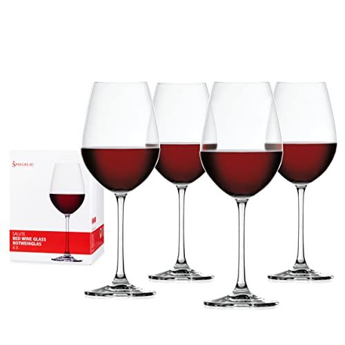 Spiegelau Salute 4720171 rode wijnglazen, kristal, 550 ml, 4 stuks