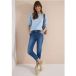 Jean slim 3/4 jambe coupe slim