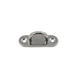 Docks GMAR29 Oogplaat van roestvrij staal, afstand 17 mm, D 60 x 20 mm, 2 stuks