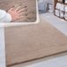 Paco Home Hoogpolig vloerkleed woonkamer kunstvacht superzacht effen 160x230 cm Beige
