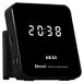 Akai ACRS-4000 Bluetooth PLL-FM-Radio chargement sans fil double réveil 11,5x10,5x12 cm
